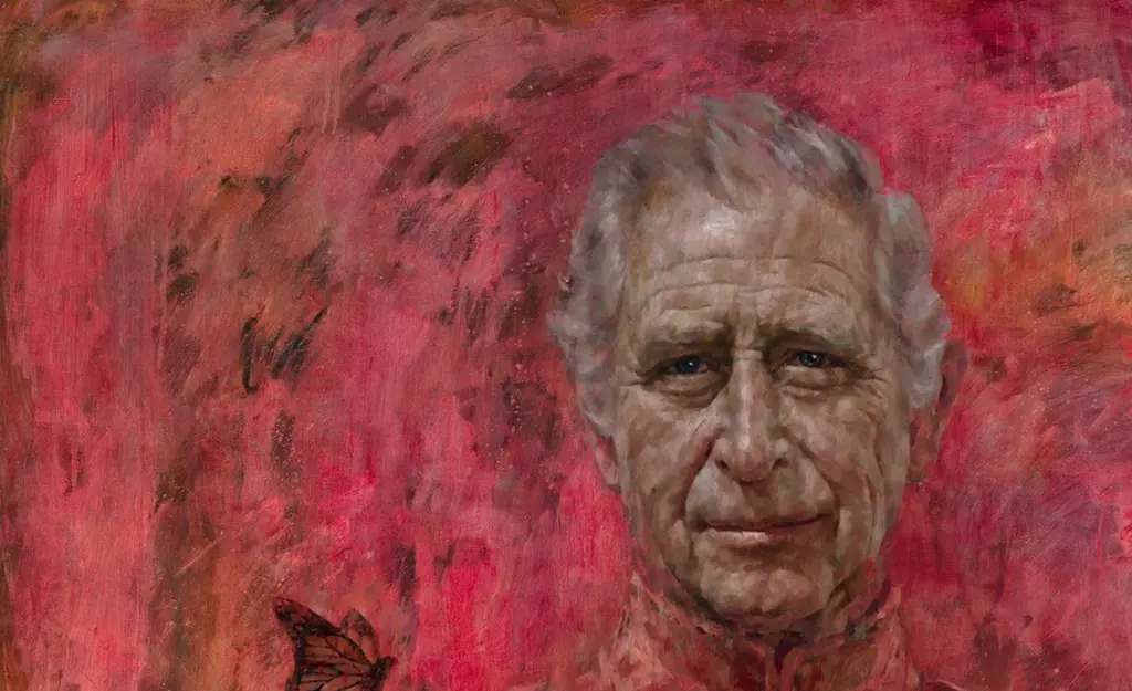 King Charles III unveils his first official portrait as king... and social media had a lot to say about it