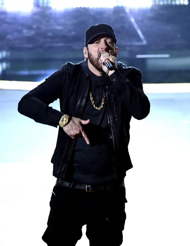 Eminem has two daughters. Credit: Kevin Winter / Getty
