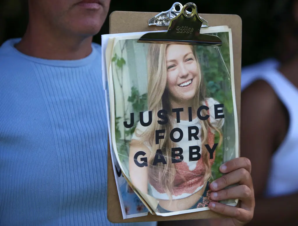Gabby's tragic murder dominated the headlines in 2021. Credit: Thomas O'Neill/NurPhoto via Getty Images