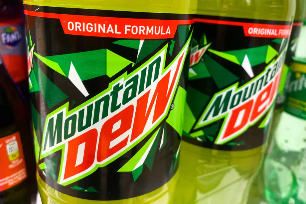 The four-year-old girl after being bottle fed mountain dew. Credit: Jakub Porzycki/NurPhoto/Getty