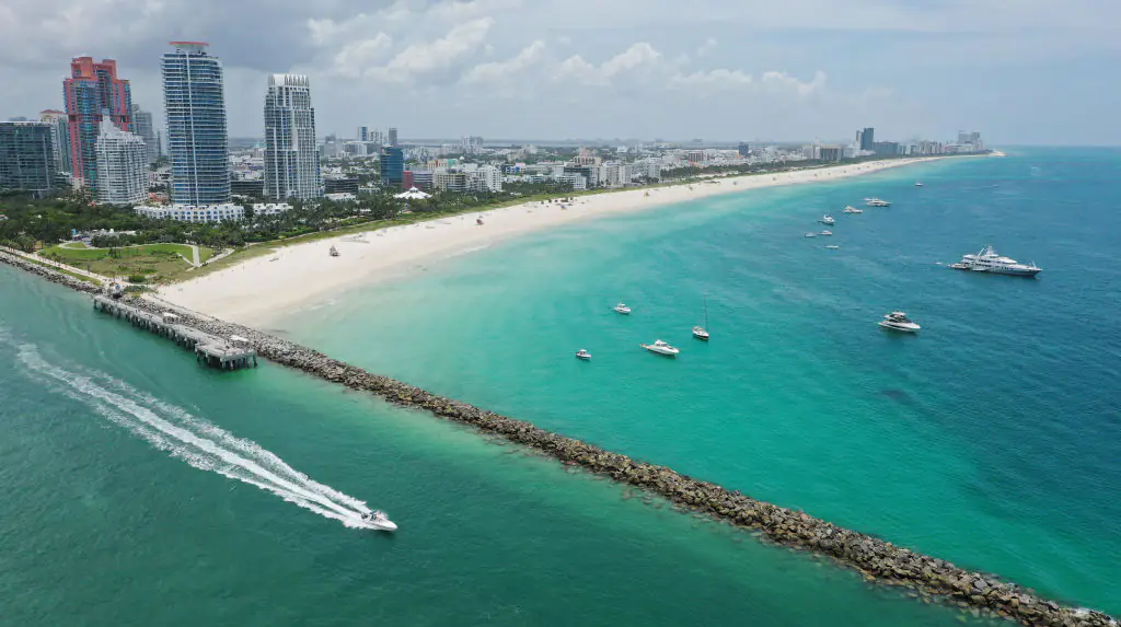 The teen turned up in Miami Beach, Florida. Credit: Cliff Hawkins/Getty Images