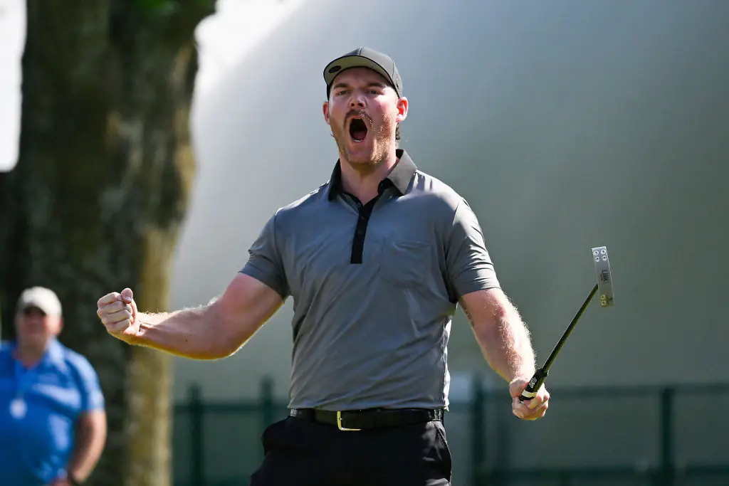 Grayson Murray at the AdventHealth Championship in Kansas City on May 21. Credit: Jeff Curry/Getty