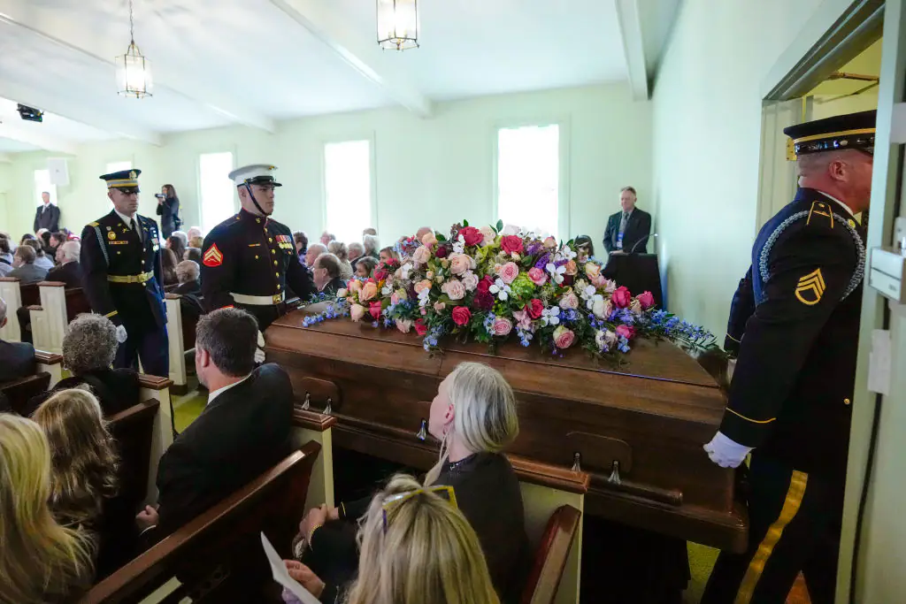 Rosalynn Carter was laid to rest in November. Credit: Alex Brandon - Pool/Getty Images