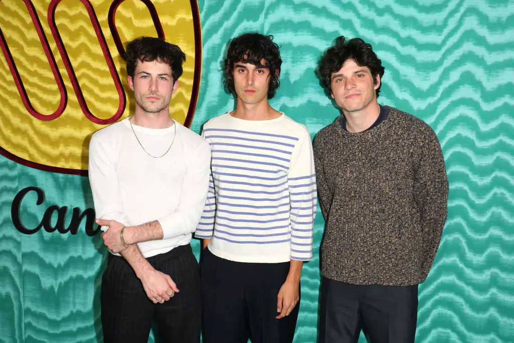 Minnette with his members Braeden Lemasters, and Cole Preston. Credit: Joe Scarnici / Getty