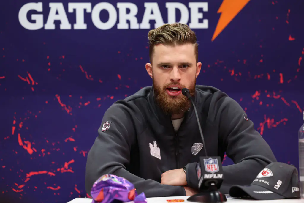 The NFL has condemned Harrison Butker's speech. Credit: Perry Knotts / Getty