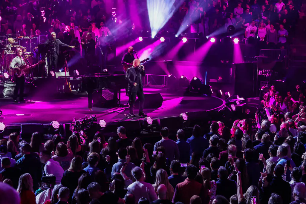 Joel doesn't sell the front-row tickets at his shows. Credit: Kevin Mazur / Getty