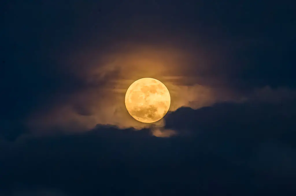 The flower moon is set to be visible in the night skies. Credit: NurPhoto / Getty