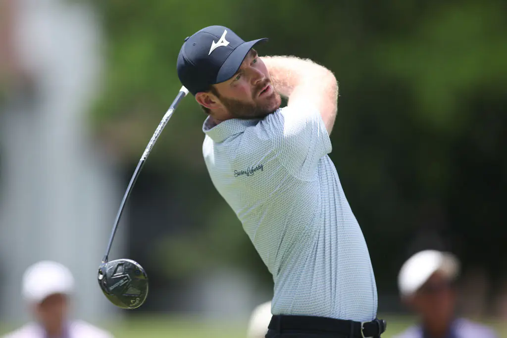 Murray during the first round of the Charles Schwab Challenge. Credit: Tim Heitman / Getty