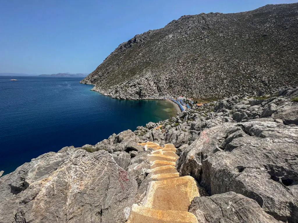 The death of the American tourist comes after Michael Mosley was found dead on the island of Symi. Credit: Hugh R Hastings / Getty
