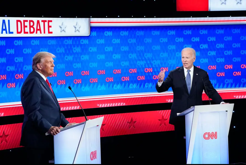Joe Biden's (right) debate with Donald Trump (left) had some people unimpressed. Credit: Jabin Botsford/The Washington Post via Getty Images