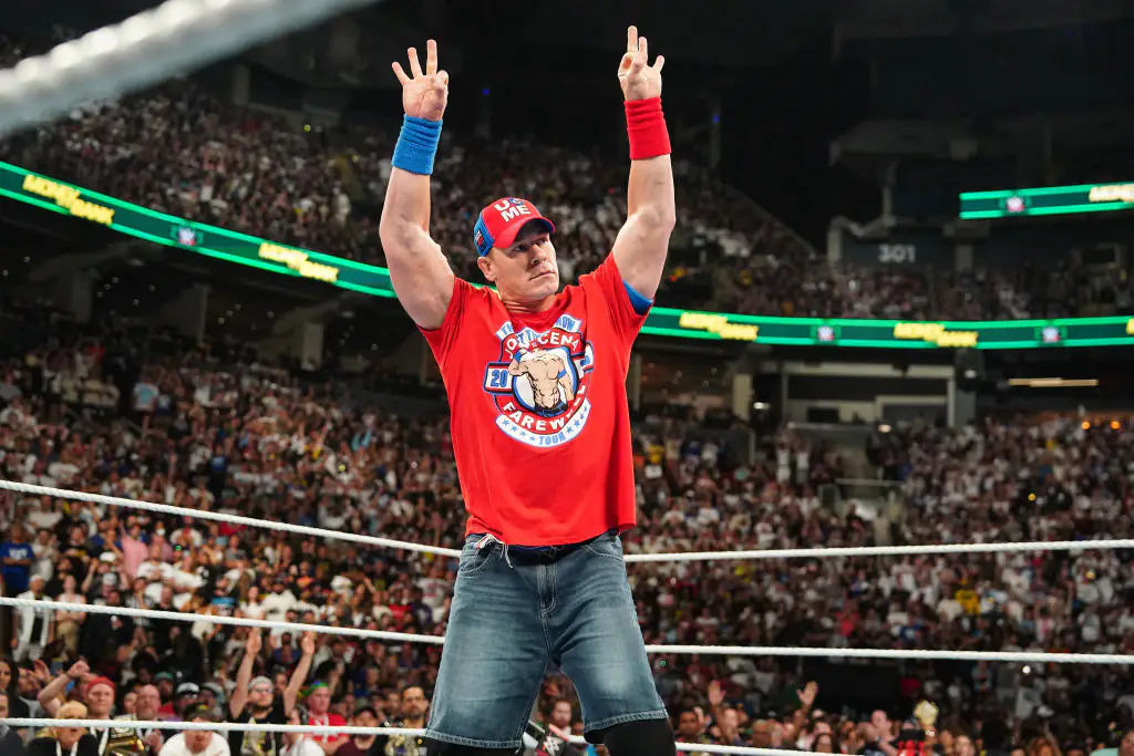 John Cena has announced his retirement. Credit: WWE/Getty