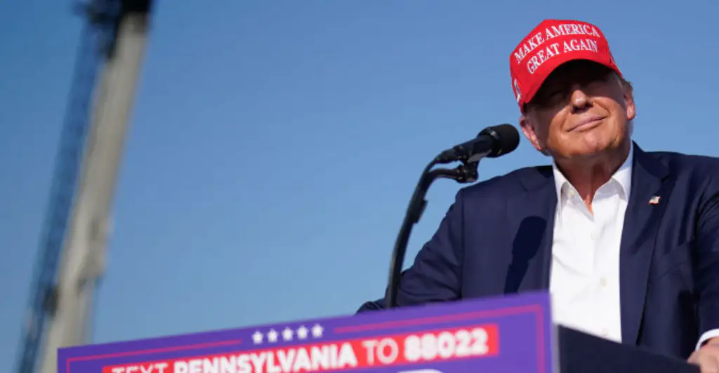 Donald Trump pays tribute to the attendee killed at Pennsylvania campaign rally