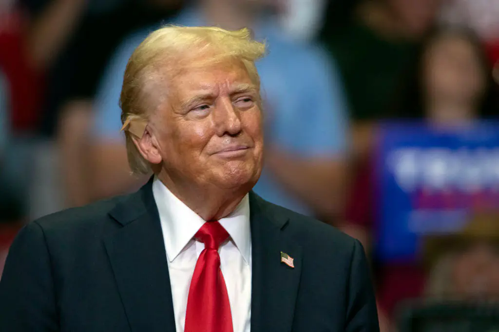 Donald Trump has spoken out during a new interview with Fox News. Credit: Bill Pugliano/Getty