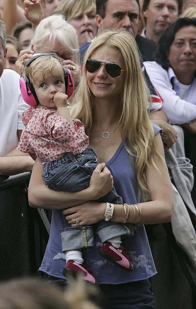 Paltrow shares Apple with Coldplay frontman Chris Martin. Credit: MJ Kim / Getty