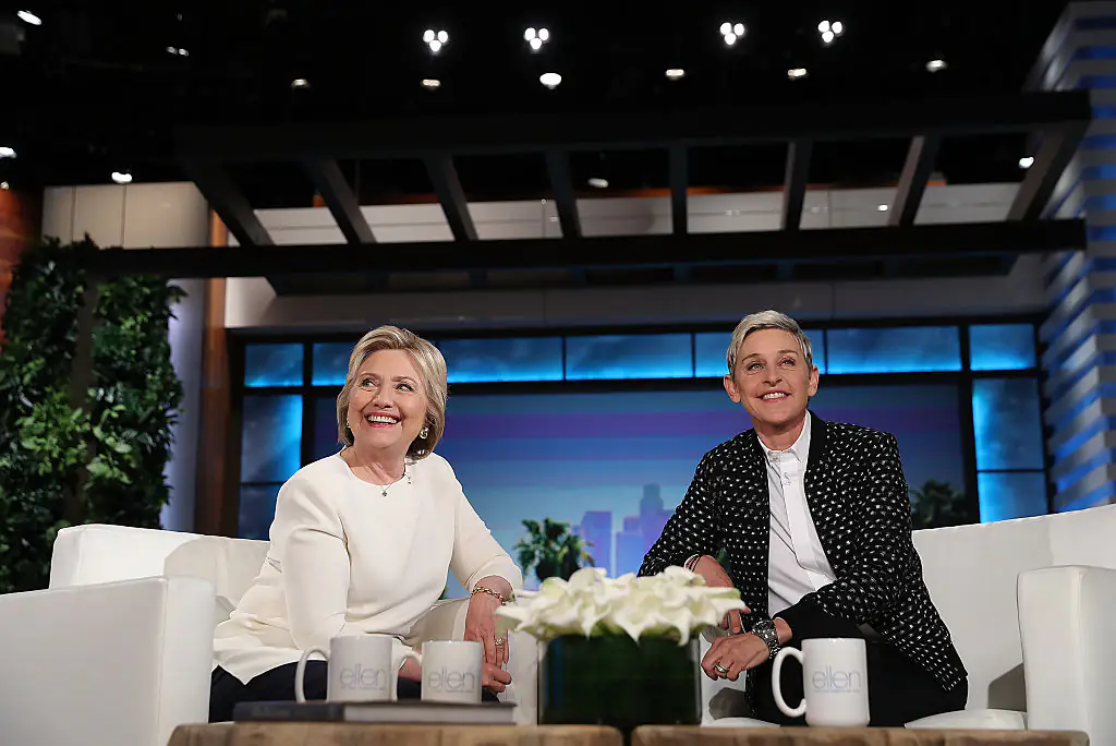 The Ellen Show featured celebrities like Hilary Clinton,Beyonce,Taylor Swift, and more. Credit: Justin Sullivan / Getty