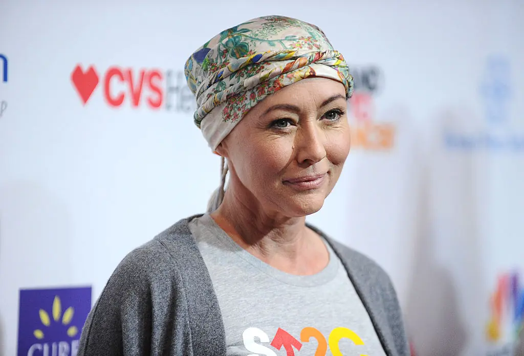 Shannen Doherty was first diagnosed with breast cancer in 2015. Credit: Jason LaVeris/Getty