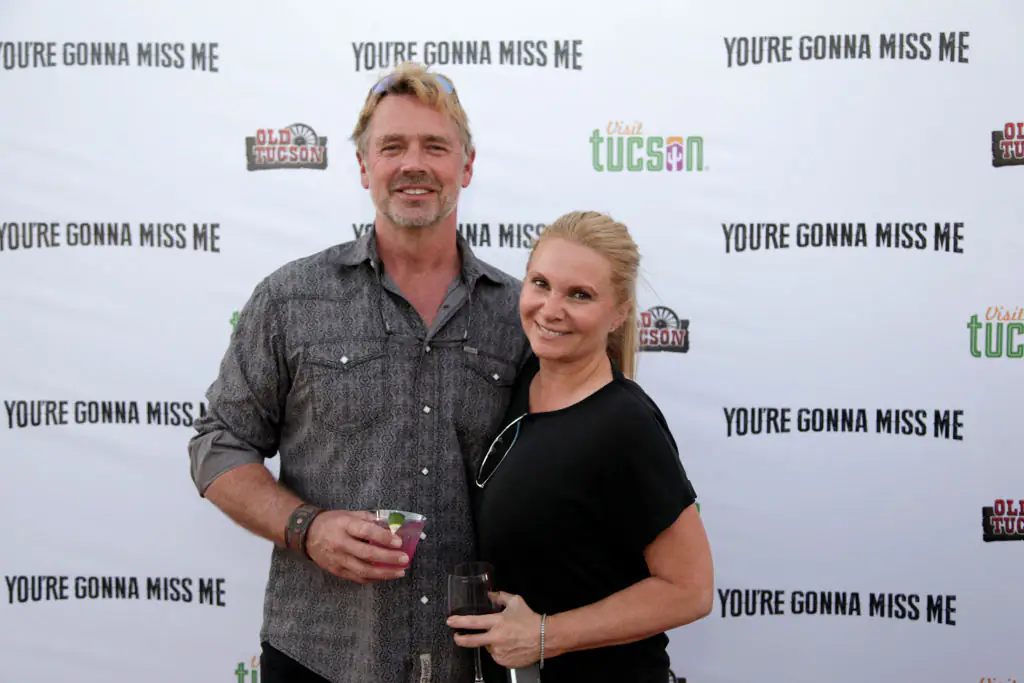 John Schneider with his late wife Alicia. Credit: Jason Wise / Getty