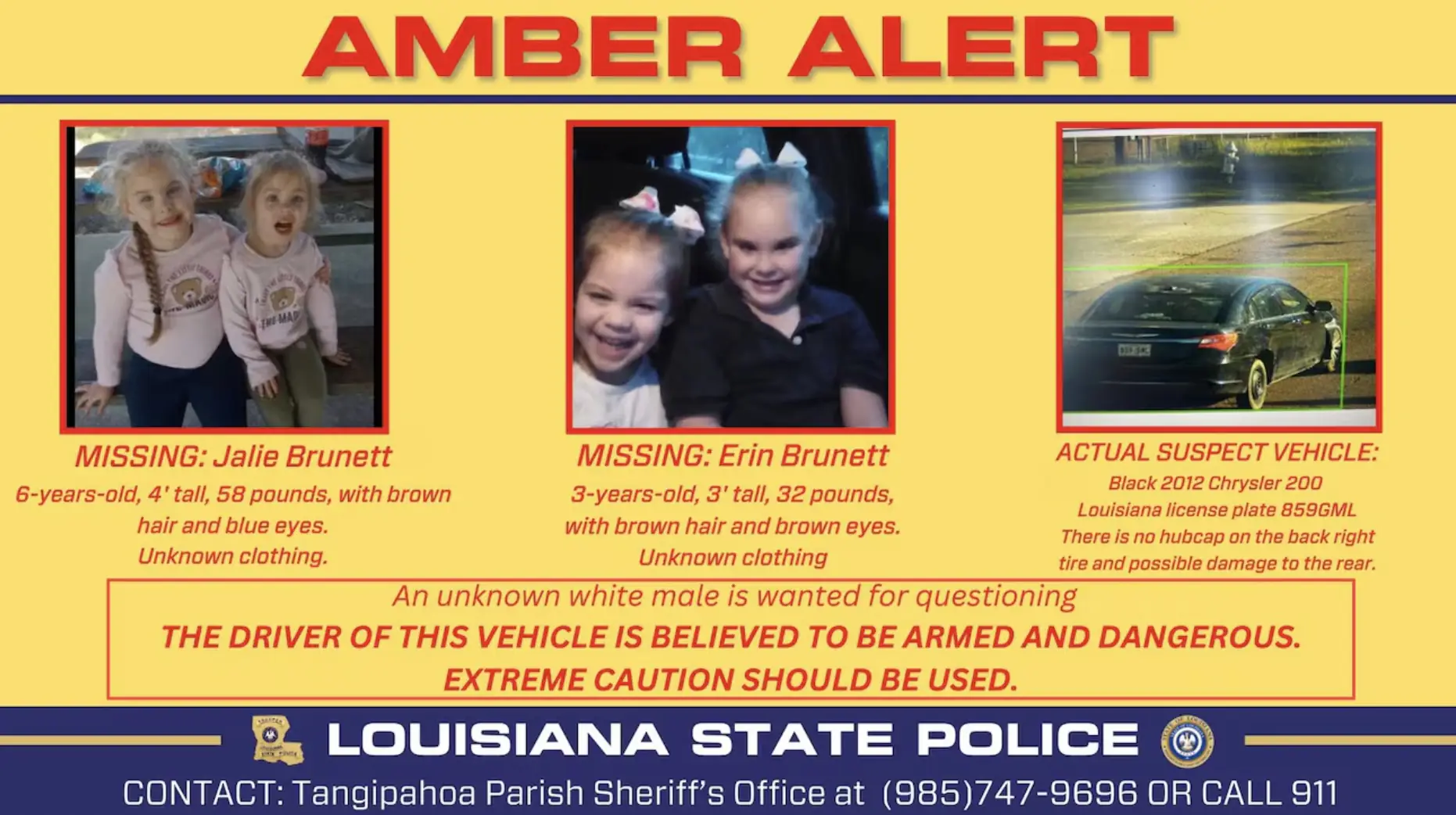 Mississippi mom and 4-year-old daughter killed, 6-year-old girl rescued in potential human trafficking kidnapping