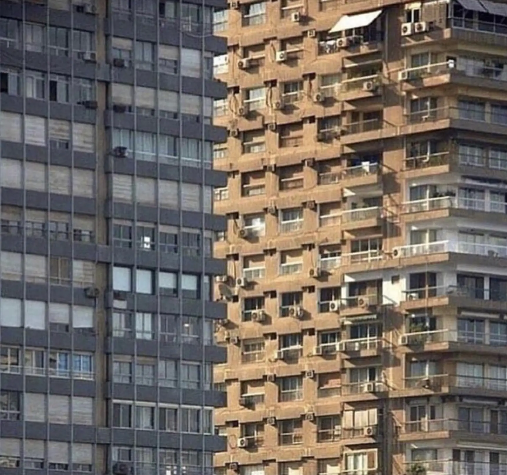 Social media users cannot agree on which building is closer in viral photo