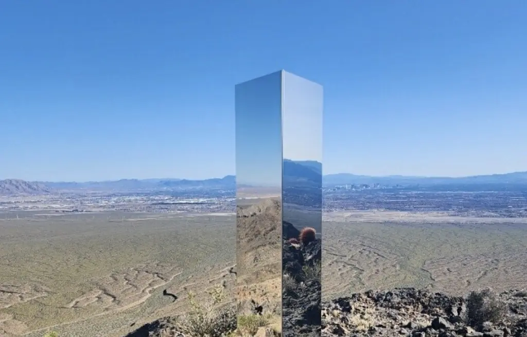 Las Vegas Police Department issue statement after 'mysterious monolith' is found in Nevada desert