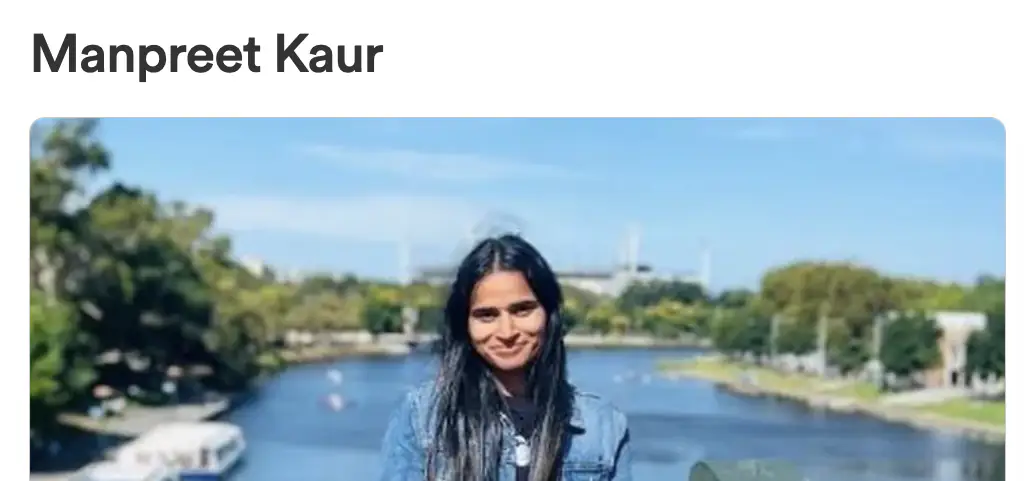 Manpreet Kaur, 24, had boarded the flight from Melbourne to Delhi on June 20, eager to reunite with her family after four long years. Sadly, she never got the chance. Credit: GoFundMe