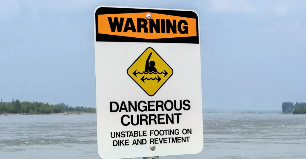 The pair were caught in a rip current. Credit: 