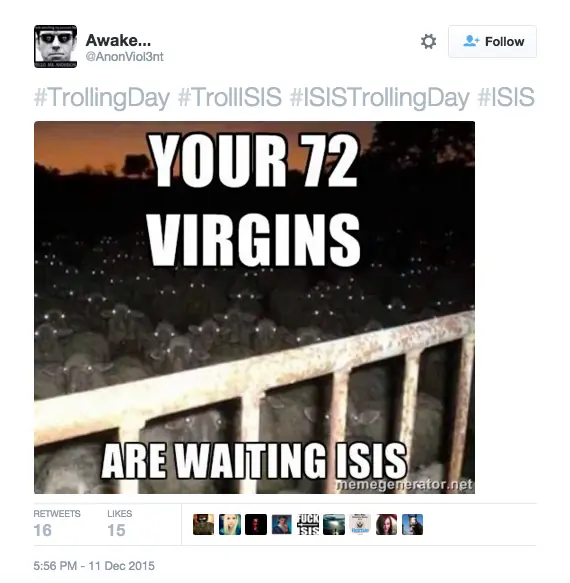 Here’s The Very NSFW Way Anonymous Trolled The Hell Out of ISIS - Article Image 5