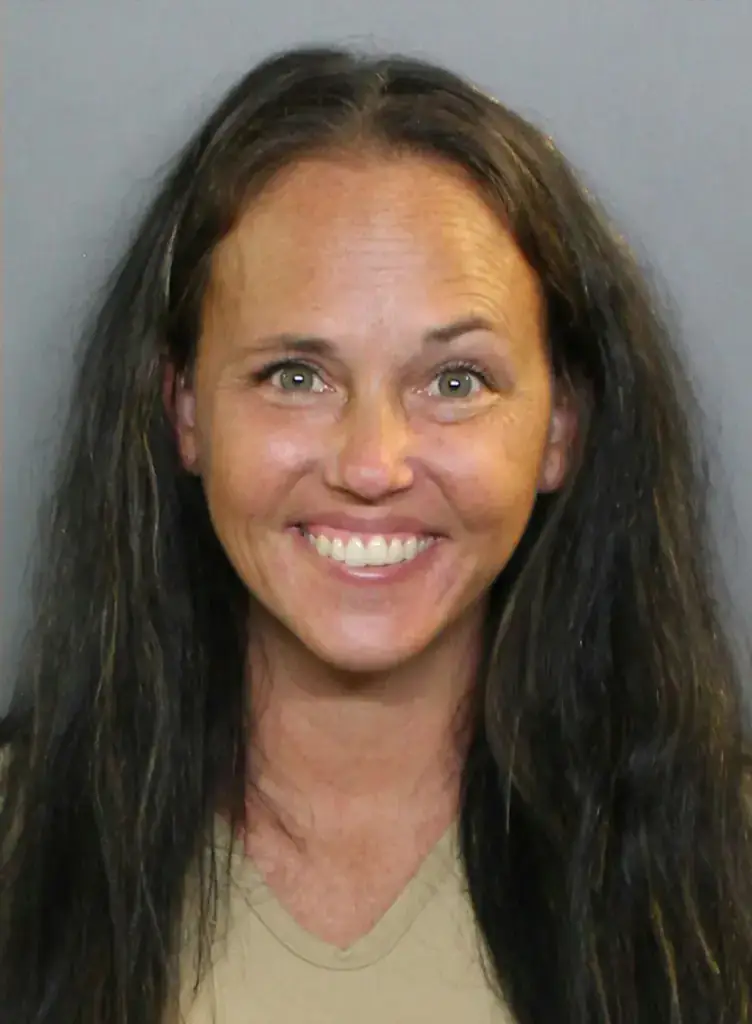 Malia Nummerdor pictured smiling after she was charged with engaging in sexual contact with an animal this week. Credit: Charlotte County Sheriff's Office