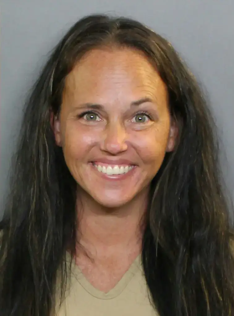 Malia Nummerdor pictured smiling after she was charged with engaging in sexual contact with an animal this week. Credit: Charlotte County Sheriff's Office