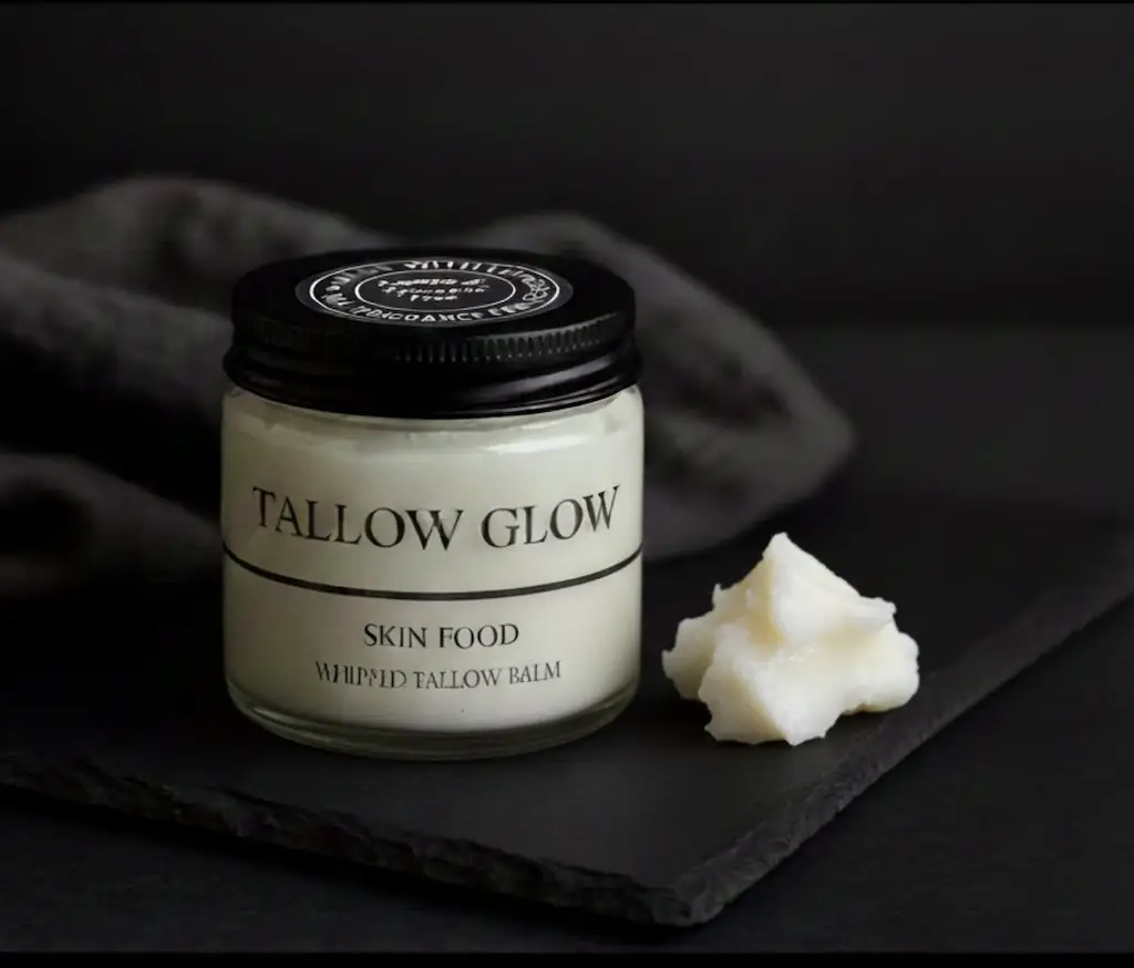 Rachel makes her own skincare products from beef fat. Credit: Rachel Ashby