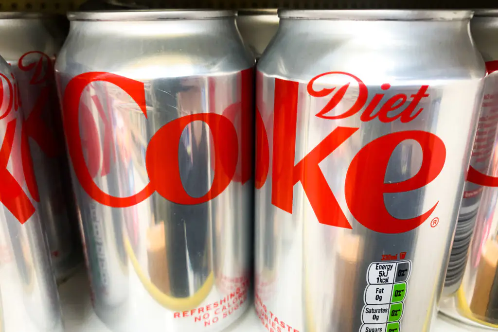 The YouTuber left behind a can of Diet Coke. Credit: NurPhoto / Getty