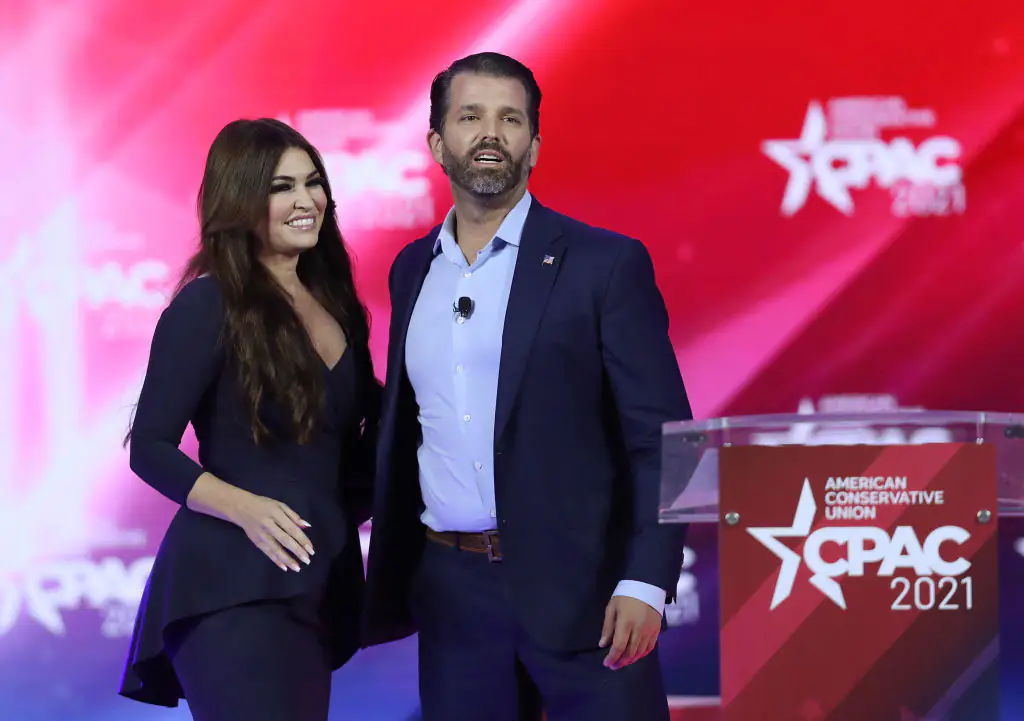 Guilfoyle was engaged to Donald Trump Jr. between 2021 and 2024. (Picture: Joe Raedle / Getty Images)