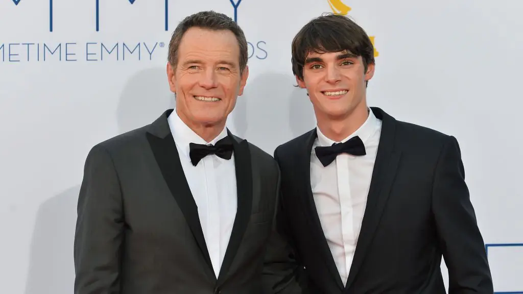 Bryan Cranston and RJ Mitte in 2012. Credit: Frazer Harrison / Getty