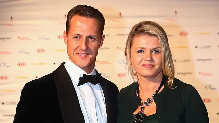  Michael Schumacher and his wife Corinna 