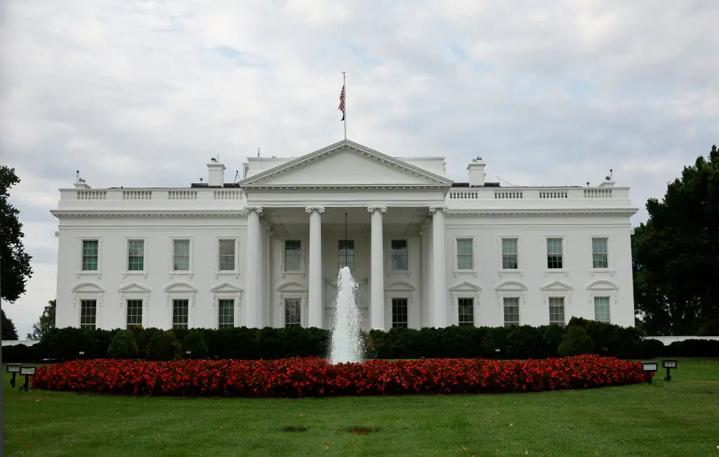 The news outlets were refused entry to the White House today. Credit: Kevin Dietsch / Getty