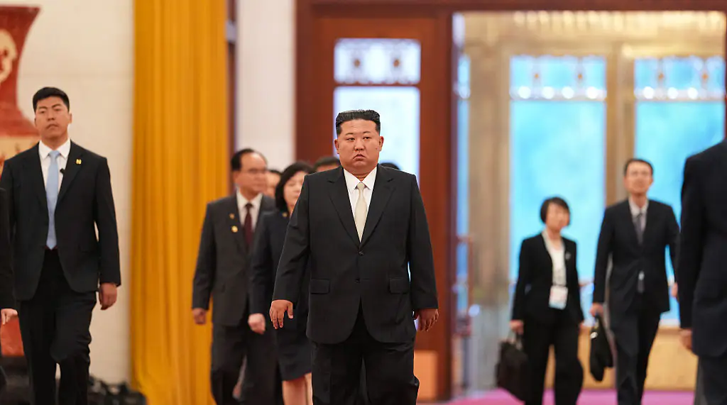 Online users claim the Supreme leader of North Korea, 42, was rushed to a hospital for urgent treatment after experiencing severe bleeding. Credit: VCG / Getty