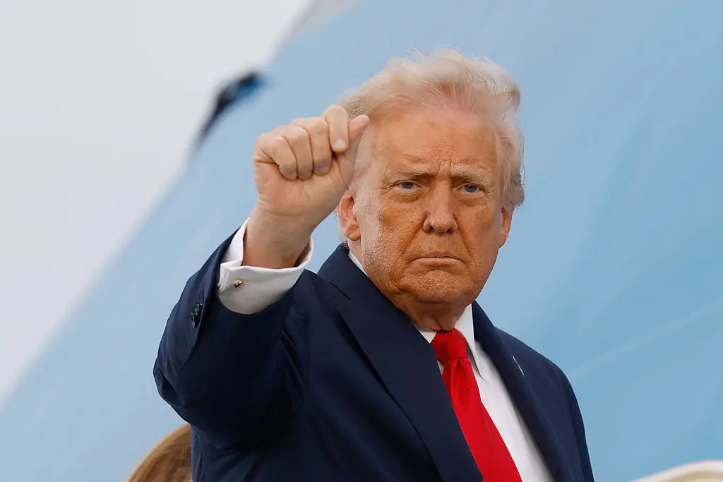 Trump TV is now broadcasting state-approved content, 24/7. Credit: Anna Moneymaker / Getty