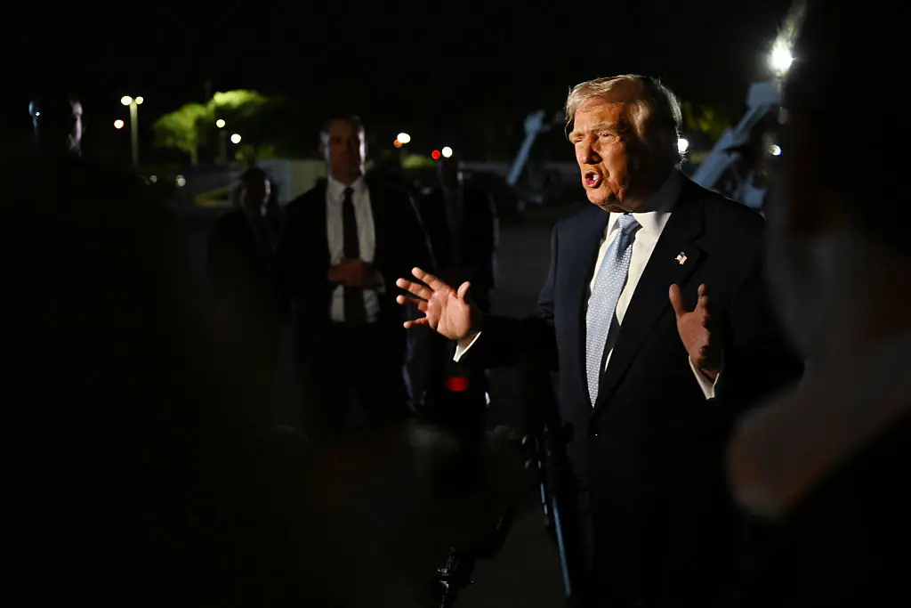 Trump's address at the UN General Assembly today (September 22) will not be covered by the US' major networks. Credit: Roberto Schmidt / Getty