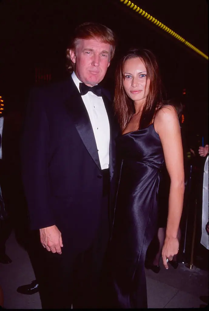 Donald Trump with Melania in 1998. Credit: Sonia Moskowitz / Getty

