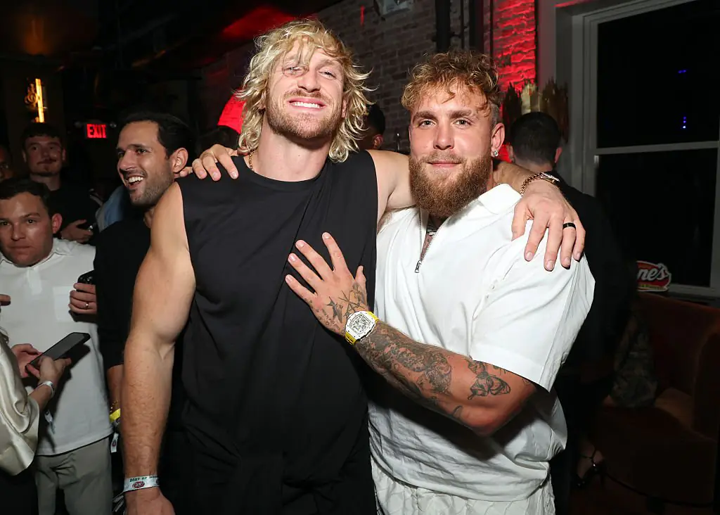 Logan Paul and Jake Paul visited the Pentagon. Credit: Phillip Faraone / Getty