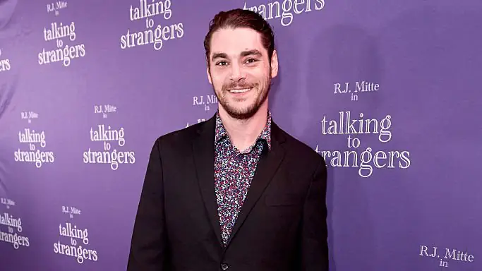 RJ Mitte at the premiere of Talking to Strangers - his last public appearance. Credit: Unique Nicole/Getty