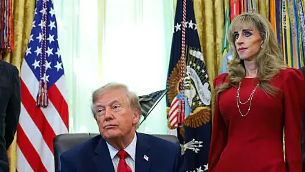 President Donald Trump, Dell Technologies CEO Michael Dell and his wife Susan Dell
