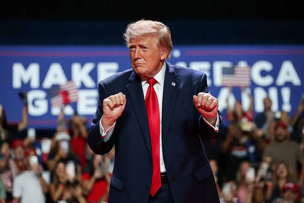 Donald Trump said US citizens could get a lot of money. Credit: Photo by Win McNamee/Getty Images