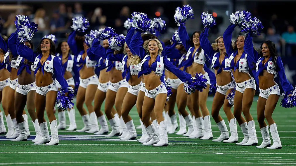 The Dallas Cowboys Cheerleaders are taking legal action against My Chemical Romance. Credit: Ron Jenkins/Getty Images