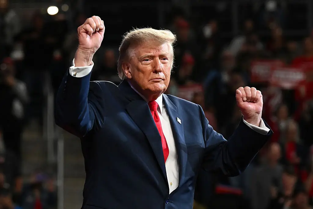 Donald Trump hinted at a possible investigation on Saturday (October 10). Credit: Photo by Roberto Schmidt/Getty Images