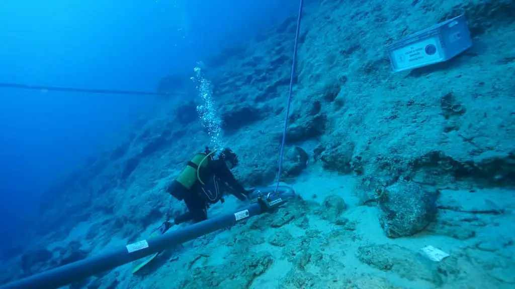 The 4,700 year old ship was found off the coast of Türkiye. Credit: Anadolu/Getty