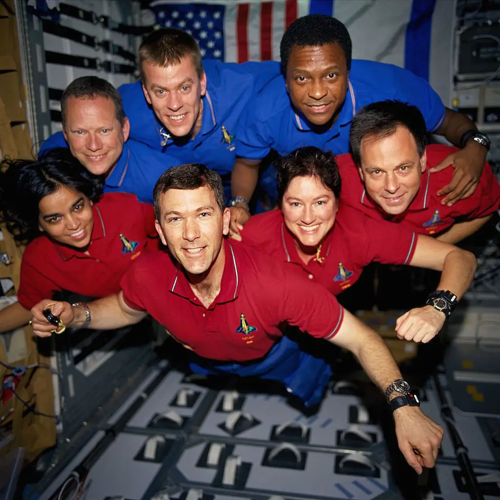 The spacecraft broke apart over Texas and Louisiana during atmospheric re-entry, killing all seven astronauts on board. Credit: NASA / Getty