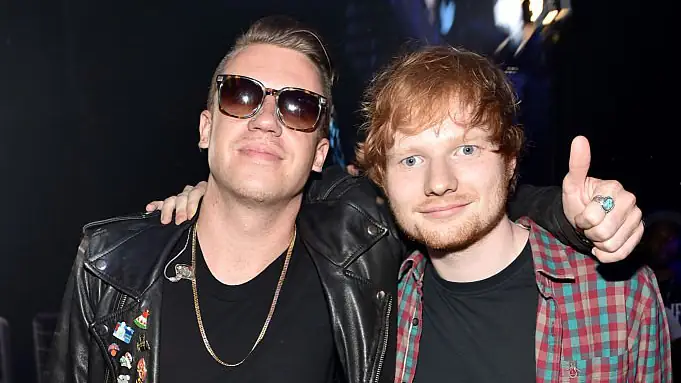 Ed Sheeran's team removed Macklemore from his tour. Credit: Theo Wargo/Getty Images for iHeartMedia