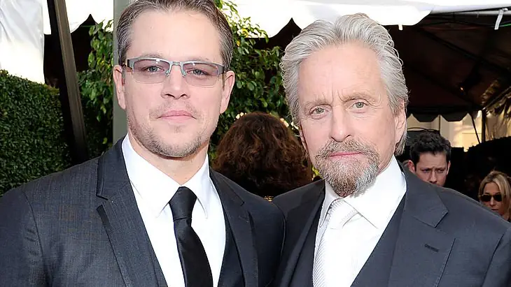 Matt Damon and Michael Douglas