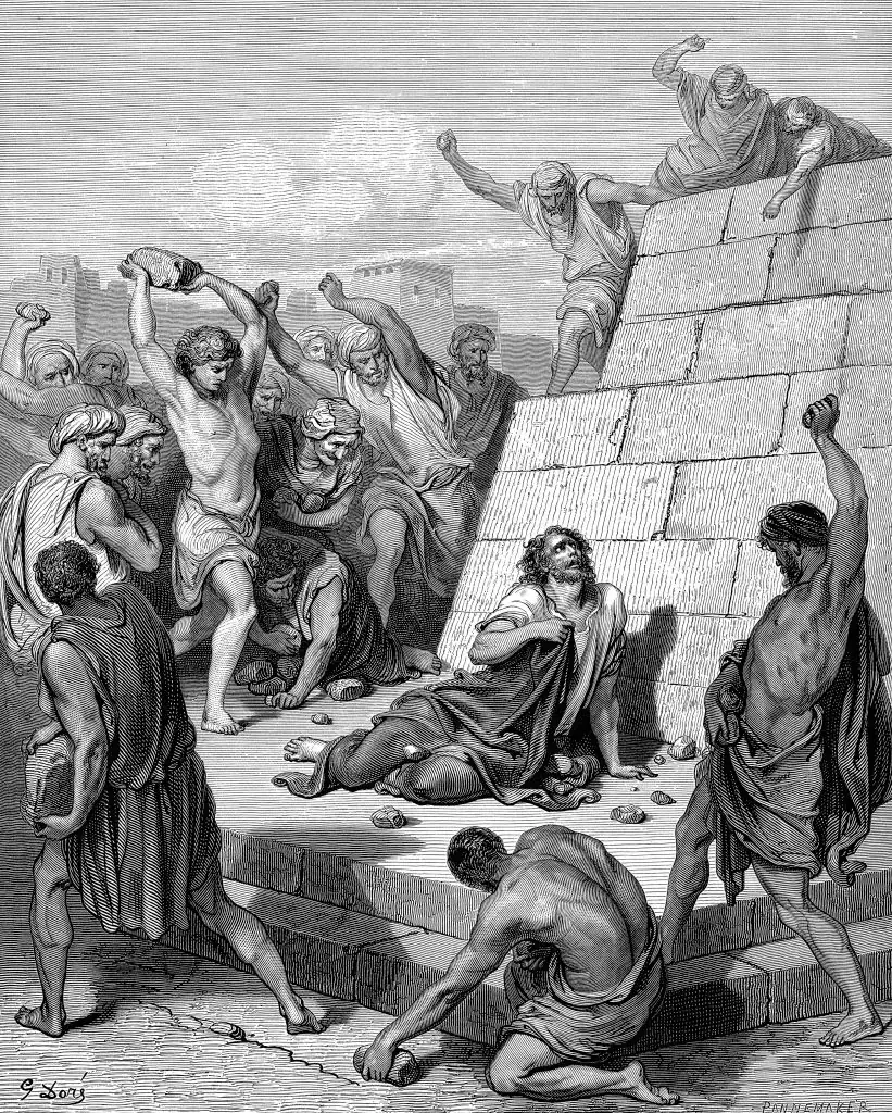 Execution by stoning dates back centuries. Credit: Ann Ronan Pictures/Print Collector/Getty Images